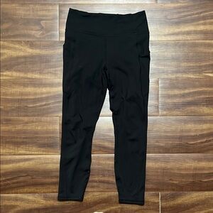 Fabletics PureLuxe 7/8 Black Leggings and